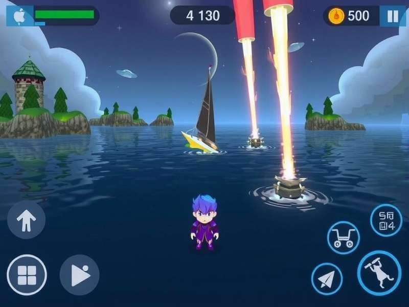 Storm Surge Stars Gameplay Screenshot